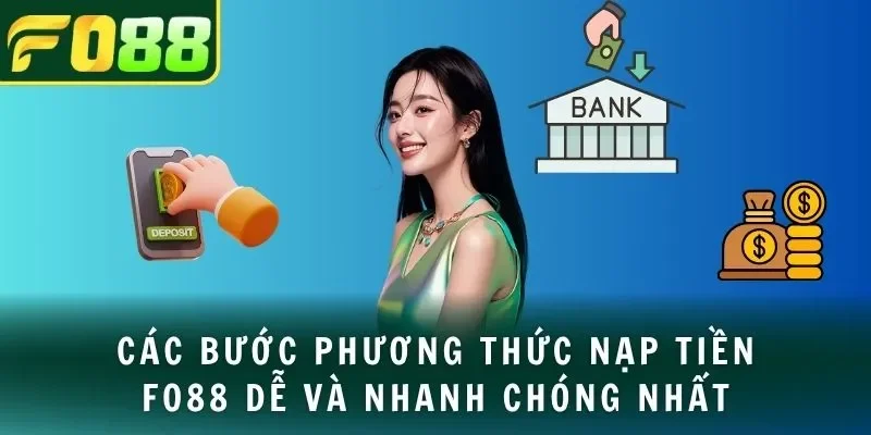  Các bước phương thức nạp tiền FO88 dễ và nhanh chóng nhất